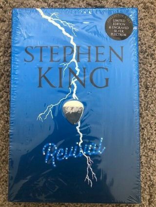 Stephen King,  " Revival " Uk Limited Edition,  Numbered,  With Engraved Plectrum