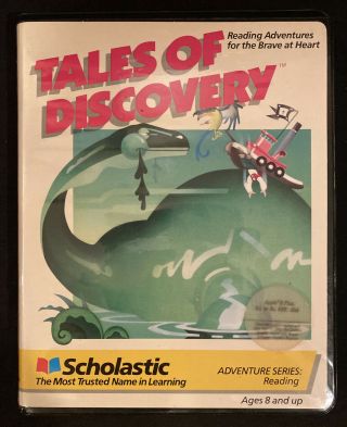 Tales Of Discovery Apple Ii Ii,  Iie Iic Iigs 48k 1984 Vintage Game.
