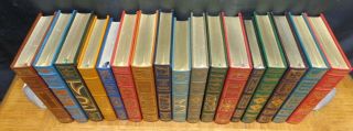 17 VOLUMES OF THE FRANKLIN LIBRARY SIGNED FIRST EDITION SOCIETY - LEATHER/SIGNED 2