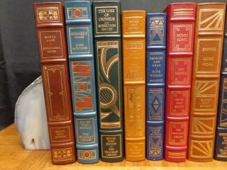 17 VOLUMES OF THE FRANKLIN LIBRARY SIGNED FIRST EDITION SOCIETY - LEATHER/SIGNED 3