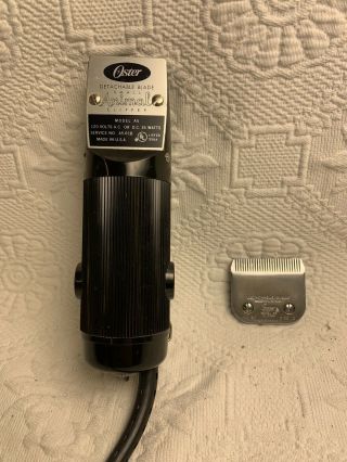 Vintage Oster Model A5 Small Animal Clipper W/detachable Blade
