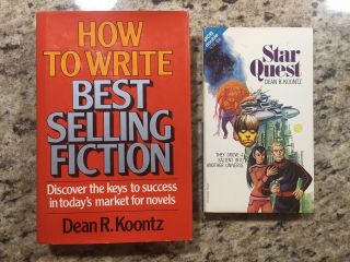 How To Write Best Fiction Dean Koontz Star Quest Rare Books