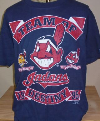 Vintage 1995 Cleveland Indians Starter Crewneck Size Large