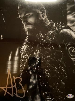 Aleister Black Wwe Authentic Signed 11x14 Photo W/ Psa
