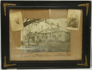 Civil War Belle Grove Cedar Creek Photograph With Cdvs Of Jubal Early 289382