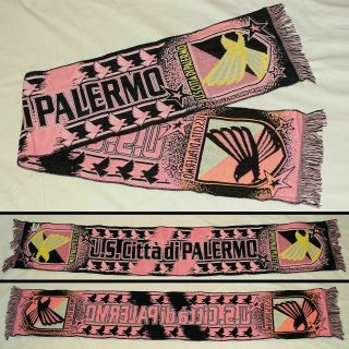 Fc Palermo Scarf Football Club Vintage Official Product Scarf