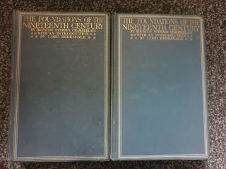 1911 1st Ed 2 Vol Set The Foundations Of The Nineteenth Century H S Chamberlain