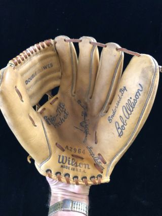 Vintage Wilson Professional A2964 Bob Allison Baseball Glove Mitt