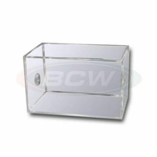 Nfl Ncaa Football Holder Acrylic Case Pro Mold Autograph Display Stand Rugby