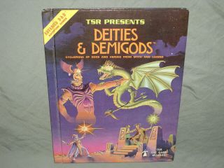 Ad&d 1st Ed Hardback - Deities & Demigods With Cthulhu (very Rare And Nr)