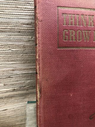 Think and Grow Rich SIGNED by NAPOLEON HILL 1944 Autographed 3