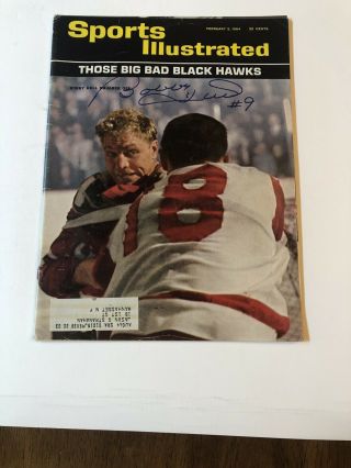 Bobby Hull Signed 2/3/64 Sports Illustrated