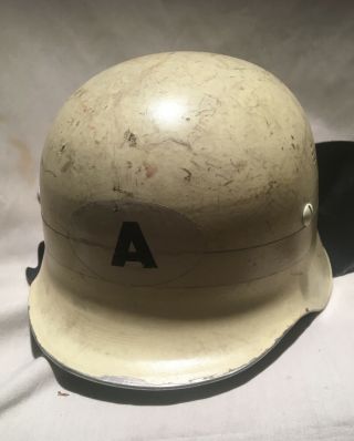 Vintage Cbm Steel Safety Hard Hat Miners Helmet Type 10 - 1000 Glows In The Dark