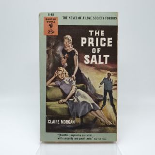 The Price Of Salt Claire Morgan (patricia Highsmith) Lesbian 1953 1st Pb 1st Pr.