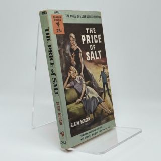 The Price of Salt Claire Morgan (Patricia Highsmith) Lesbian 1953 1st PB 1st Pr. 3