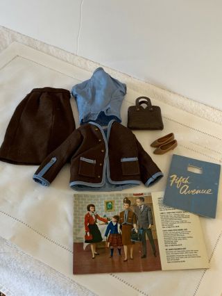 Vintage 1963 Remco Lisa Littlechap Doll Chanel Suit & Accessories Near Complete