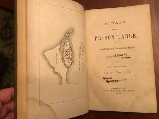1868 Scraps Prison Table Camp Chase Johnson 