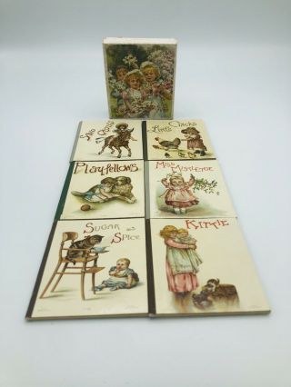 Boxed Set 1894 Ernest Nister Miniature Children 