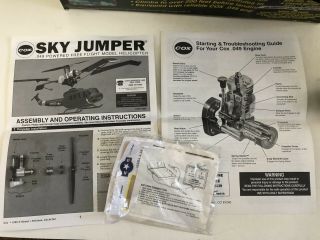 VINTAGE COX SKY JUMPER FLIGHT HELICOPTER  w Instructions 3