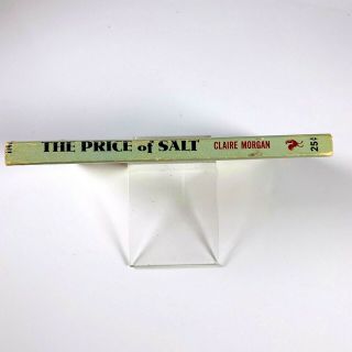 The Price of Salt Claire Morgan | Patricia Highsmith | Lesbian 1953 1st PB 3