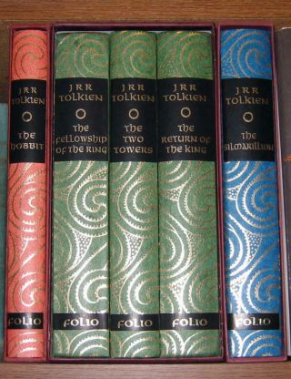 Folio Society The Silmarillion The Hobbit The Lord Of The Rings Tolkien