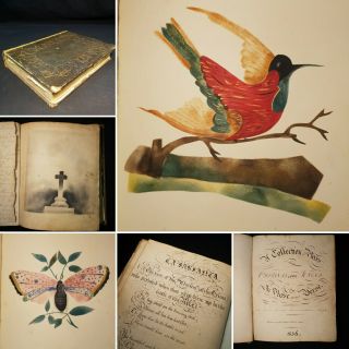 1836 Commonplace Book 518 Pages Manuscript Hand Written Poetry Prose Verse