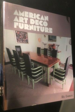 Design / American Art Deco Furniture Signed/limited First Edition 2014