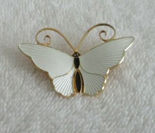 Vintage David Andersen [ Pin Butterfly Gilt Sterling Silver] 7.  8 Grams
