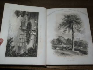 1847 Barclays Universal English Dictionary 61 Maps & Plates Anglesey Barclay