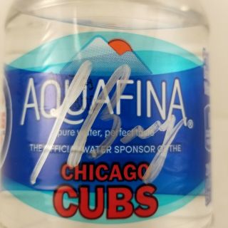 Chicago Cubs Javy Javier Baez Water Bottle AUTOGRAPH Signed AUTO MLB Baseball 3