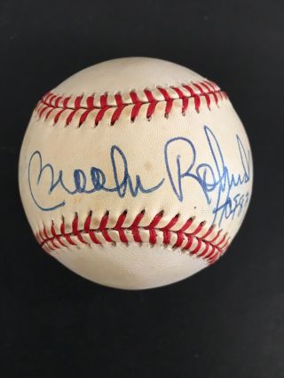 Brooks Robinson Signed Autographed Inscribed Rawlings Oal Baseball Jsa Hof
