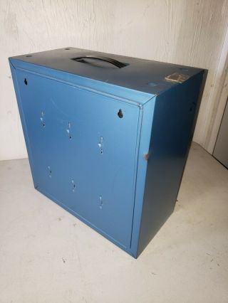 Vintage Akro Mils Metal 36 Drawer Cabinet Organizer Loaded w/Capacitors Estate 3