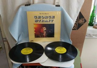 Vintage 1991 George Strait: " The Very Best Of " 2 Record Vynil Lp Msm2 - 35266