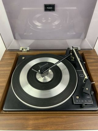 Vintage Panasonic Se - 4080 Am / Fm Stereo Music Center Vinyl,  8 - Track & Radio Htf