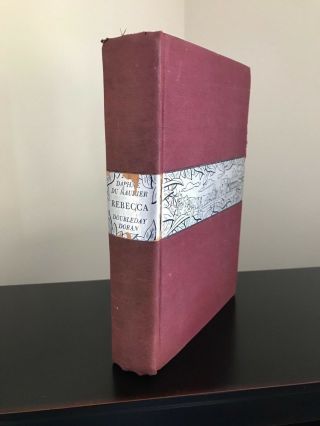 Rebecca by Daphne Du Maurier Stated First Edition 2