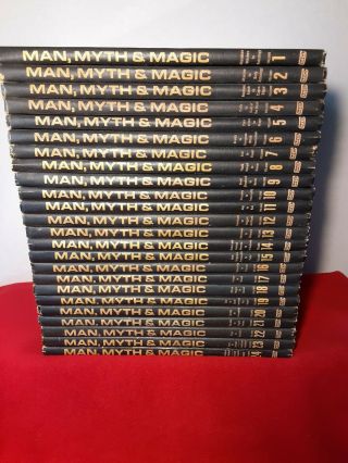 Man,  Myth & Magic 24 Vol Complete Set Encyclopedia Supernatural