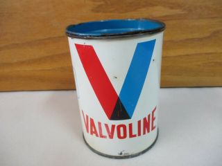 Vintage Valvoline Oil Company Ashland Usa 1 Lb Grease Can Tin (empty) Freedom Pa