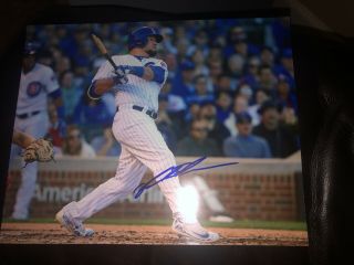 Kyle Schwarber Chicago Cubs Signed Autographed 8x10 Photo W/coa.