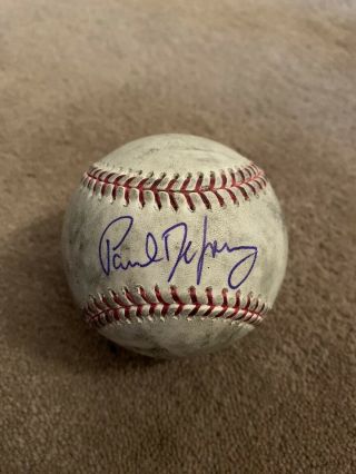 Paul Dejong Autographed Baseball St Louis Cardinals