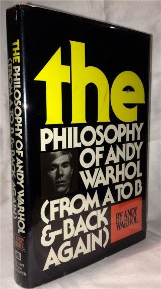 1975 The Philosophy Of Andy Warhol Artist Pop Art Life Culture Critic