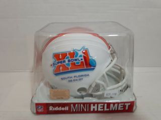 Nip Riddell Mini Helmet Bowl Xli 41 Indianapolis Colts Peyton Manning