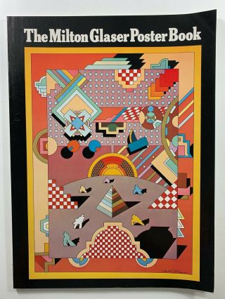 Rare Vintage 1977 The Milton Glaser Poster Book - Harmony Books
