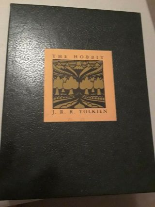 Vintage 1966 " The Hobbit " Jrr Tolkien Boxed Book In Slipcase/like