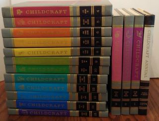1964 Vintage Childcraft The How And Why Library Volume 1 - 15,  Bonus 1974 Annual