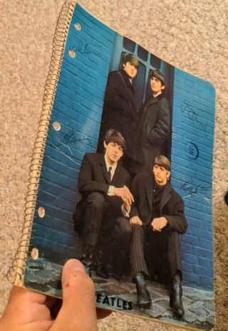 Vintage Beatles Louis F.  Dow Co.  Side Bound 1964 Notebook