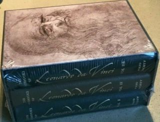 The Notebooks Of Leonardo Da Vinci Folio Society Leatherbound Slipcase Shrinkwra
