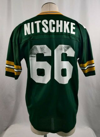 Vintage Champion Ray Nitschke Green Bay Packers Green Jersey Size 44 Nfl
