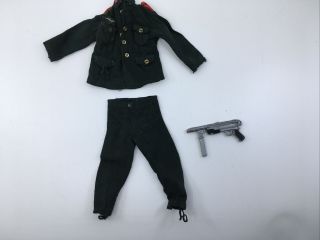 Vintage Gi Joe Sotw German Uniform Jacket,  Pants,  Schmeisser Machine Pistol
