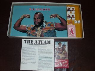 Vintage The A - Team Board Game Parker Brothers Tv Mr.  T Photo Rare Mib 1984