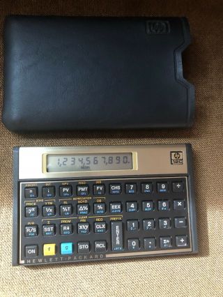 Vintage Hp - 12c Programmable Financial Calculator,  Collectible